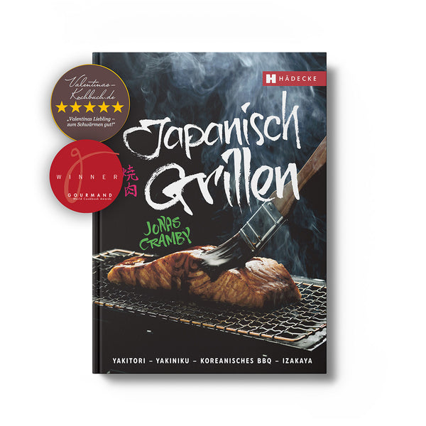 Abbildung Buch Japanisch Grillen, Cover und Innenseiten, Kochbuch, asiatische Küche, Japan , Korea