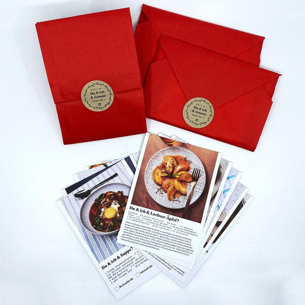 Rezept-Karten-Set „Du & ich“ – Set 1