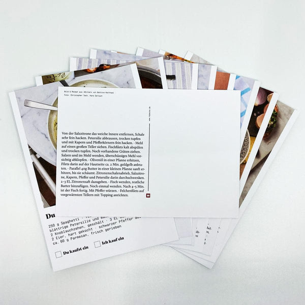 Rezept-Karten-Set „Du & ich“ – Set 1