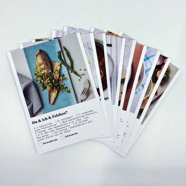 Rezept-Karten-Set „Du & ich“ – Set 1