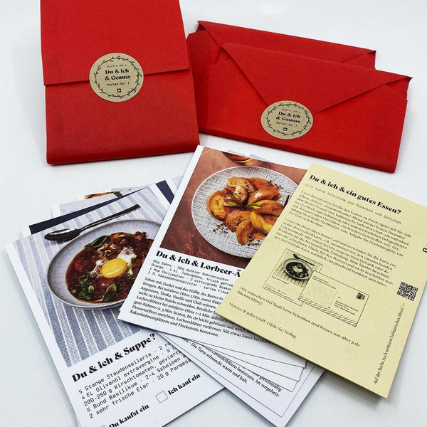 Rezept-Karten-Set „Du & ich“ – Set 1