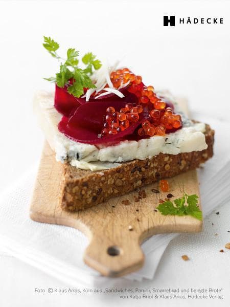 Katja Briol, Klaus Arras Sandwiches, Panini, Smørrebrød und belegte Brote Kochbuch Haedecke