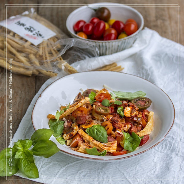 Tofu Kochbuch Yuba Rezept von Claudia Zaltenbach